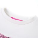 Bluza dziecięca, z cekinowymi pasami, malinowa, 104 Lumarko! Lumarko! 