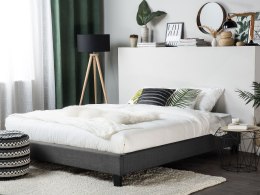 Łóżko tapicerowane bez zagłówka 180 x 200 cm szare ROANNE Lumarko!
