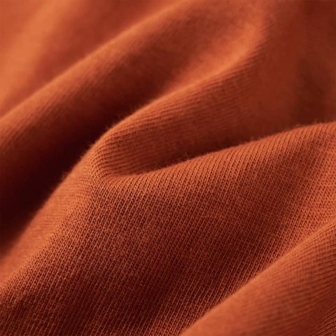 Koszulka dziecięca z długimi rękawami, z misiem, palony pomarańcz, 92 Lumarko! Lumarko! 