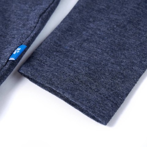 Koszulka dziecięca z długimi rękawami, z wilkiem, ciemnoniebieska, 116 Lumarko! Lumarko! 