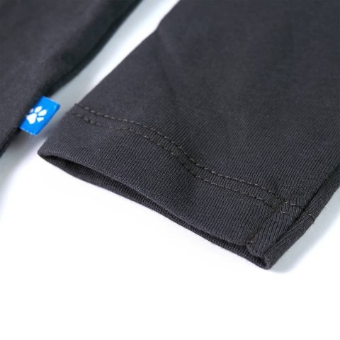 Koszulka dziecięca z długimi rękawami, z tygrysem, antracytowa, 104 Lumarko! Lumarko!  #