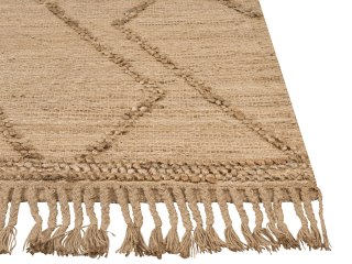 Dywan z juty 200 x 300 cm beżowy HANDERE