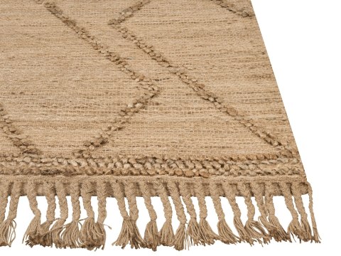 Dywan z juty 200 x 300 cm beżowy HANDERE
