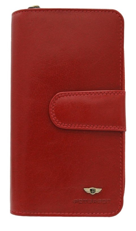 Elegancki, pionowy portfel damski ze skóry naturalnej - Peterson Lumarko! Lumarko!
