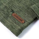 Koszula dziecięca ze wzorem w zwierzątka, khaki melanż, 128 Lumarko! Lumarko! 