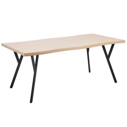 Stół do jadalni 180 x 90 cm jasne drewno ALTON Lumarko!