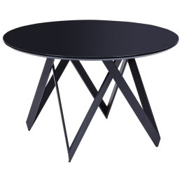 Stół do jadalni okrągły ⌀ 120 cm czarny OXHILL Lumarko!
