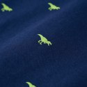 Koszula dziecięca ze wzorem w dinozaury, granatowa, 116 Lumarko! Lumarko! 