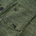 Koszula dziecięca ze wzorem w zwierzątka, khaki melanż, 92 Lumarko! 