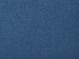 Puf welurowy ⌀ 47 cm ciemnoniebieski LOVETT Lumarko!