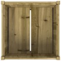 Donica ogrodowa, 70x70x70 cm, impregnowane drewno sosnowe Lumarko!