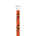 Linka żeglarska, pomarańczowa, 4 mm, 100 m, polipropylen