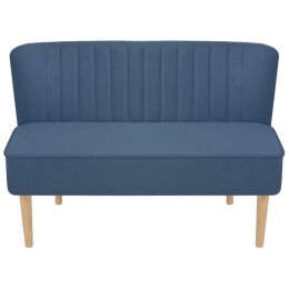 Sofa 117x55,5x77 cm, niebieski materiał Lumarko!