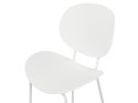 Zestaw 2 krzeseł barowych biały SHONTO Lumarko!