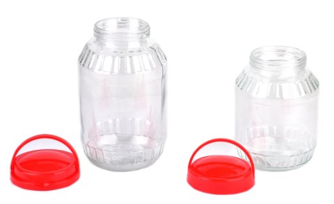 BASIC KITCHEN Słój 3,1L z uchwytem 15xh26,5cm Lumarko!