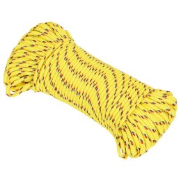 Linka żeglarska, żółta, 5 mm, 100 m, polipropylen