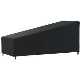 Pokrowiec na leżak, czarny, 195x76x40/80 cm, Oxford 420D