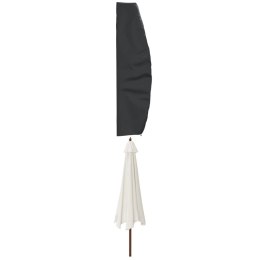 Pokrowiec na parasol ogrodowy, czarny, 265x50/70/40 cm, 420D Lumarko!