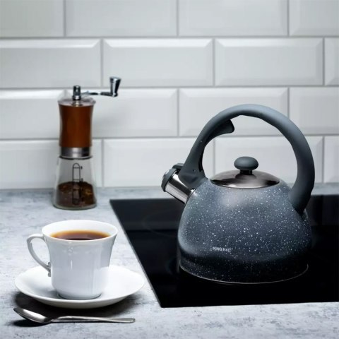 CZAJNIK Z GWIZDKIEM 2L KINGHOFF KH-1405 MARBLE Lumarko!