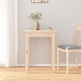 Stół jadalniany, 55x55x75 cm, lite drewno sosnowe