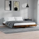Rama łóżka, przydymiony dąb, 200x200cm, materiał drewnopochodny Lumarko!