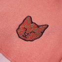 Bluza dziecięca z blokami kolorów i kotkiem, różowa, 92 Lumarko! 