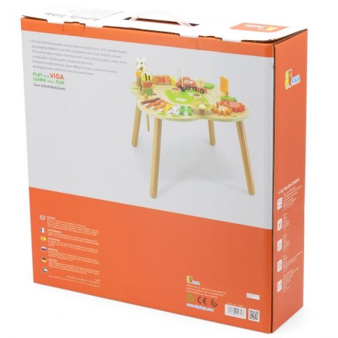  Stół Stolik Edukacyjny Aktywności Piramidka Cymbałki Sensoryka Montessori Lumarko!