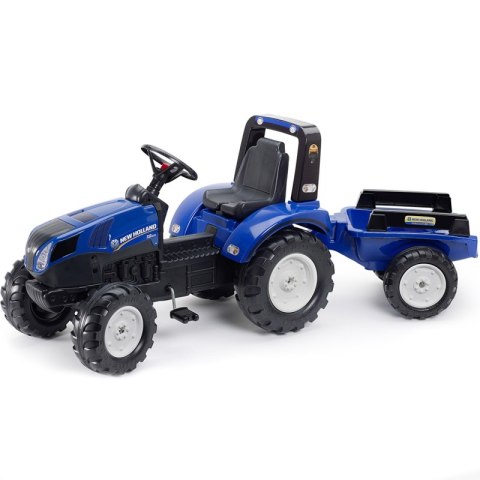 FALK Traktor na Pedały New Holland Duży z Przyczepką od 3 lat  Lumarko!