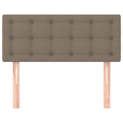 Zagłówek do łóżka, taupe, 80x5x78/88 cm, tkanina