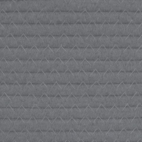 Kosz do przechowywania, szaro-biały, Ø43x38 cm, bawełna Lumarko! 