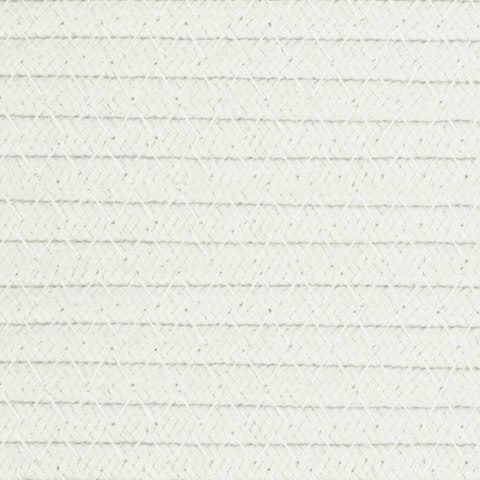 Kosz do przechowywania, beżowo-biały, Ø40x25 cm, bawełna Lumarko! Lumarko! 