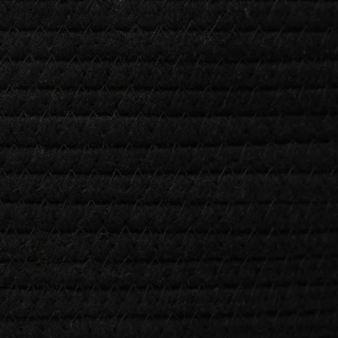 Kosz do przechowywania, czarno-biały, Ø49x65 cm, bawełna Lumarko! 