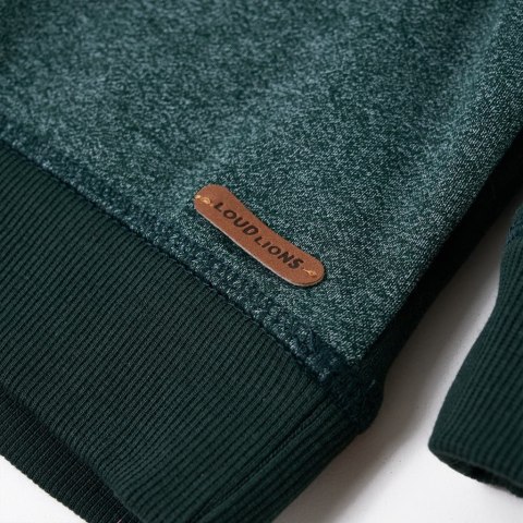 Bluza dziecięca z kapturem i napisem WINNER, ciemnozielona, 116 Lumarko! 