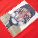 Koszulka dziecięca z długimi rękawami, z tygrysem, czerwona, 92 Lumarko! Lumarko! 
