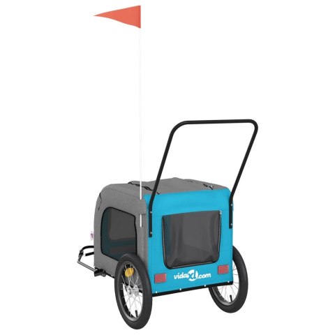 Przyczepka rowerowa dla zwierząt, tkanina Oxford i żelazo Lumarko!