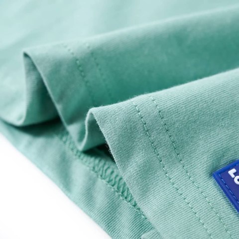 Koszulka dziecięca z krótkimi rękawami, z dinozaurem, jasne khaki, 104 Lumarko! Lumarko!  #