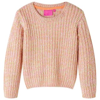 Sweter dziecięcy z dzianiny, pastelowy róż, 92 Lumarko! 