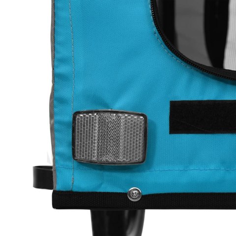 Przyczepka rowerowa dla zwierząt, tkanina Oxford i żelazo