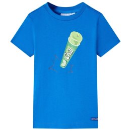 Koszulka dziecięca z krótkim rękawem, z lodami, jaskrawoniebieska, 104 Lumarko! Lumarko! 