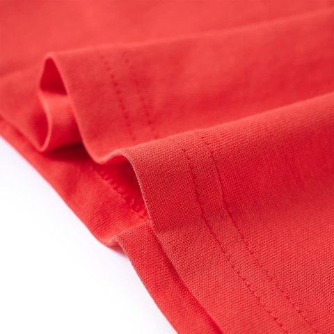 Koszulka dziecięca z krótkimi rękawami i dinozaurem, czerwona, 116 Lumarko! Lumarko!  #