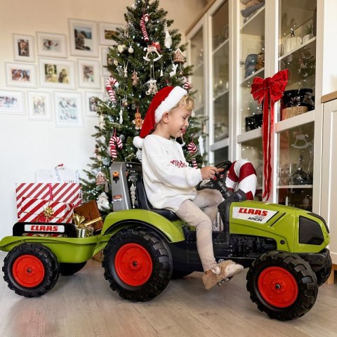 FALK Traktor na Pedały Claas Duży z Przyczepką od 3 lat Lumarko!