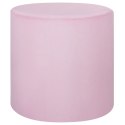 Puf welurowy ⌀ 47 cm różowy LOVETT Lumarko!