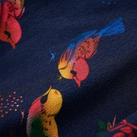 Spódniczka dziecięca ze wzorem w ptaszki, granatowa, 92 Lumarko! 