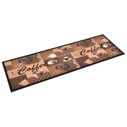 Kuchenny dywanik podłogowy Coffee, brązowy, 60x300 cm