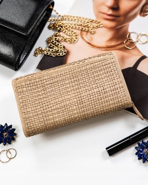 Duży portfel damski ze skóry naturalnej - Rovicky Lumarko! Lumarko!