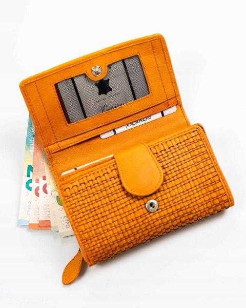 Elegancki portfel damski ze skóry naturalnej - Rovicky Lumarko! Lumarko!