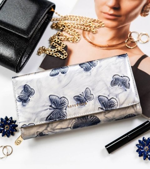 Duży portfel damski ze skóry naturalnej - Peterson Lumarko! Lumarko!