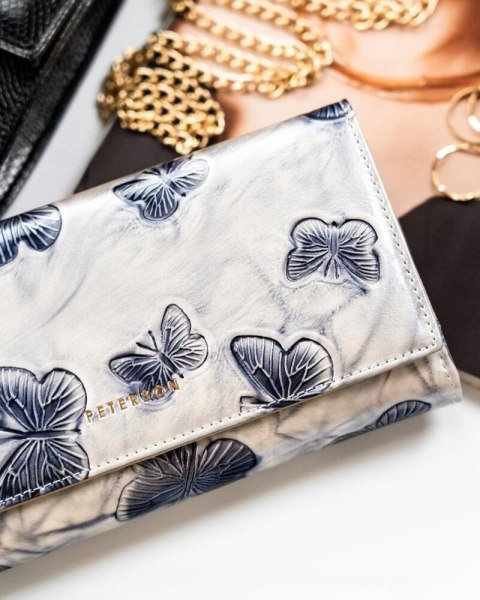 Duży portfel damski ze skóry naturalnej - Peterson Lumarko! Lumarko!