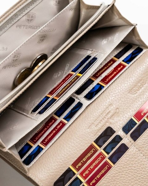 Duży portfel damski ze skóry naturalnej - Peterson Lumarko! Lumarko!