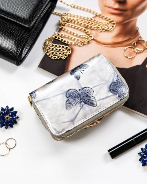 Portfel damski w orientacji pionowej ze skóry naturalnej Lumarko!